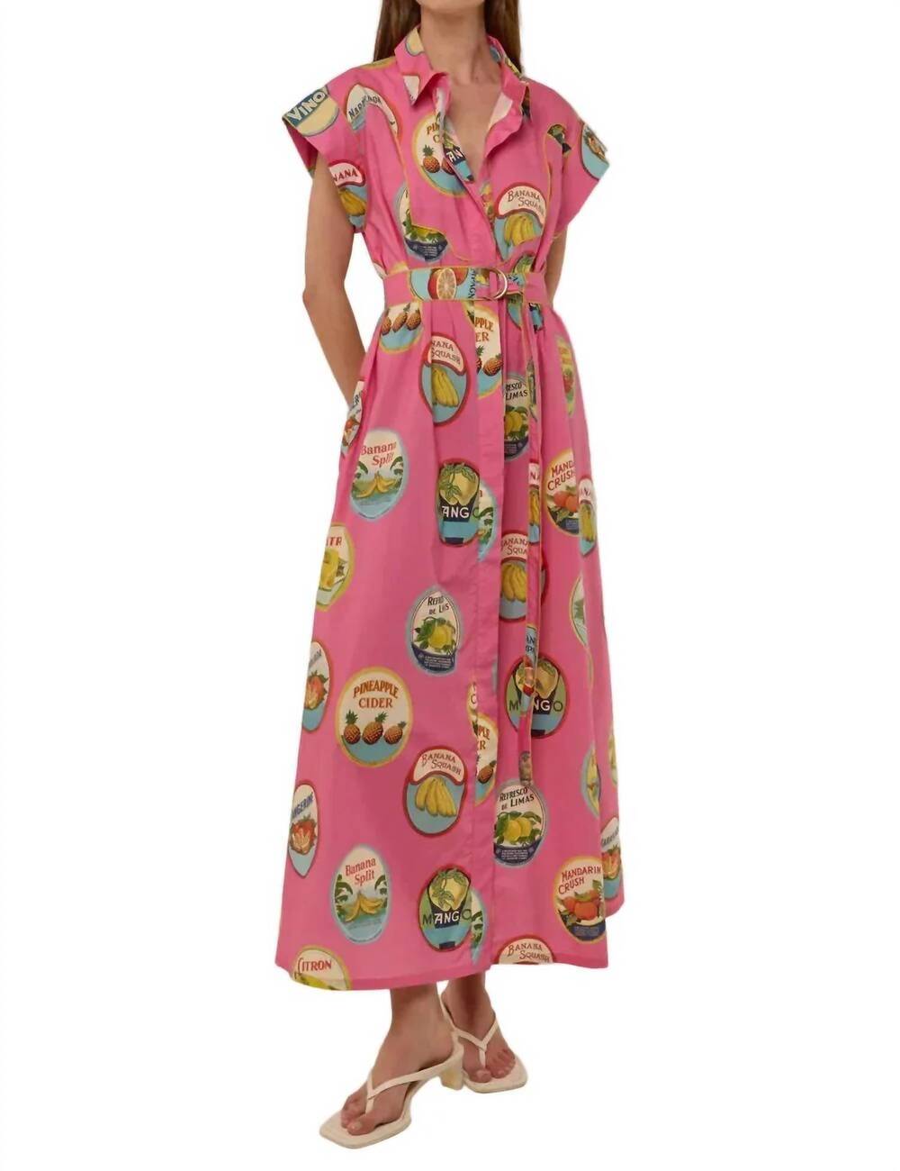 NEW PALM NOOSA siren maxi dress in la fruta